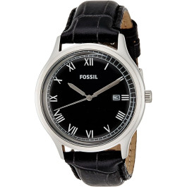 Correa de reloj Fossil FS4746 Cuero Negro 22mm